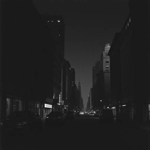 Cena do filme 'Sombras da Cidade' com a trilha sonora original ao fundo.